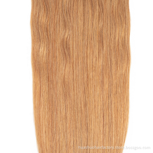 Fast Shipping Virgin Brazilian Full Head Clip In Hair Extension, Straight Human Hair Clip On  Extensions